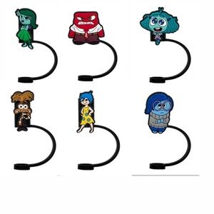 Inside Out 2 Inspired Straw Toppers